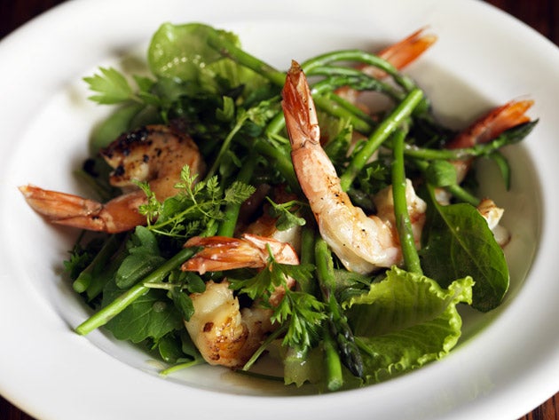 Some of the best sustainable sea water prawns are the fresh red sea prawns