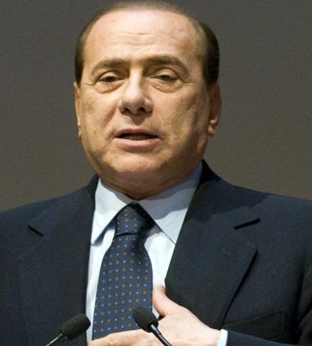 Berlusconi has criticised the formation at AC Milan