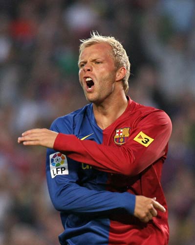 Gudjohnsen has fallen down the pecking order at Barcelona