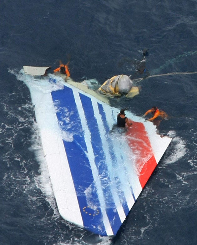 The Air France A330 aircraft lost in midflight over the Atlantic ocean on 1 June 2009