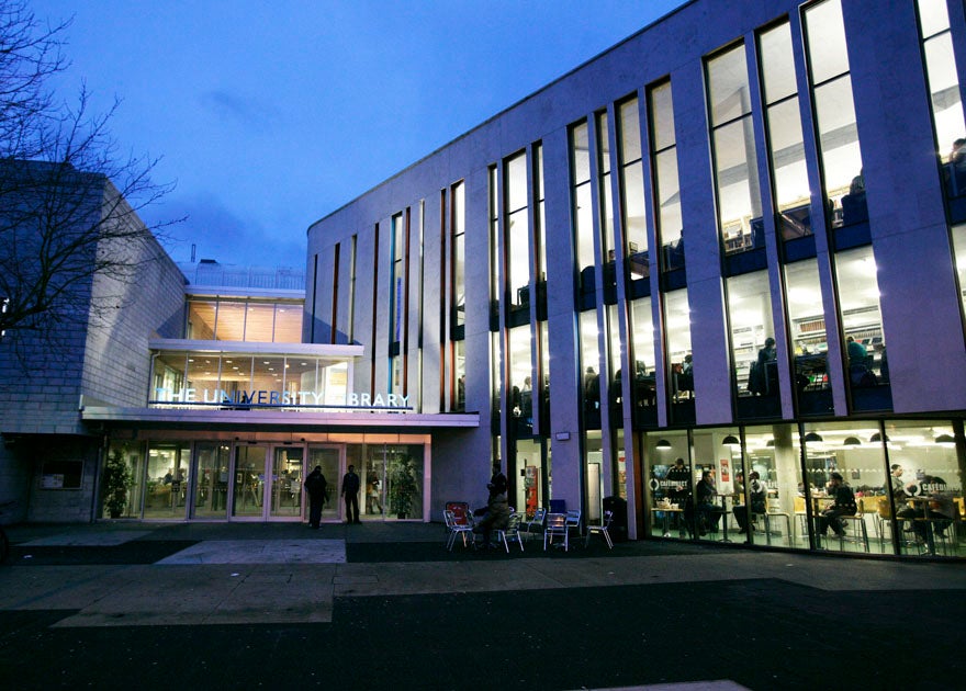 The University of Portsmouth's library