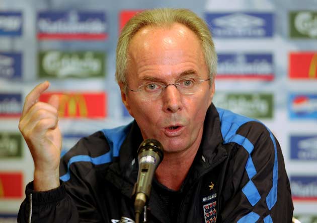 Eriksson railed against the British press during his time coaching England