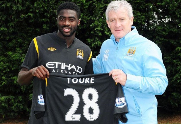 Toure will come up against his brother in tonight's game