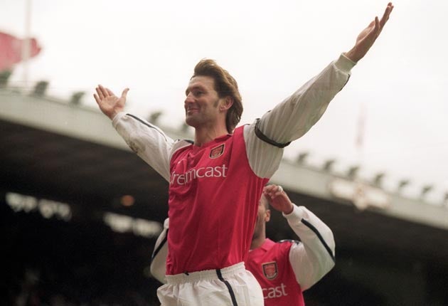 Arsenal legend Tony Adams came second with 141 votes