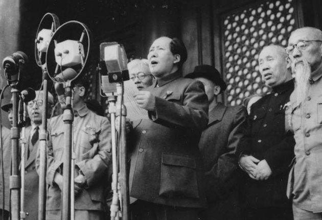 Chairman Mao was in the midst of the "Great Leap Forward" during the crisis.