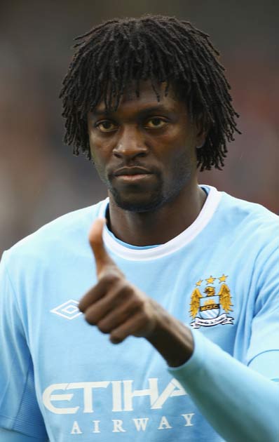 Manchester City forward Emmanuel Adebayor is a member of the Togo squad