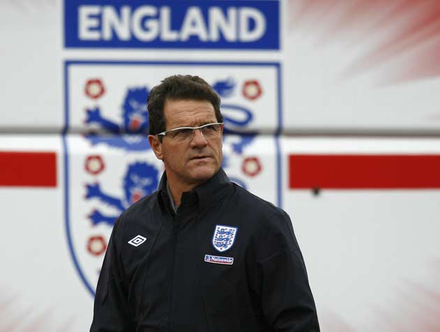 Capello is taking his England side to Doha to face Brazil