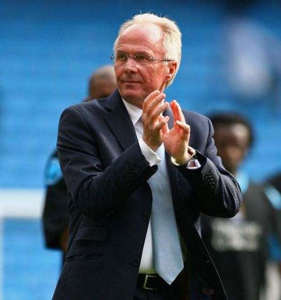 Sven Goran Eriksson became the the director of football at Notts County over the summer