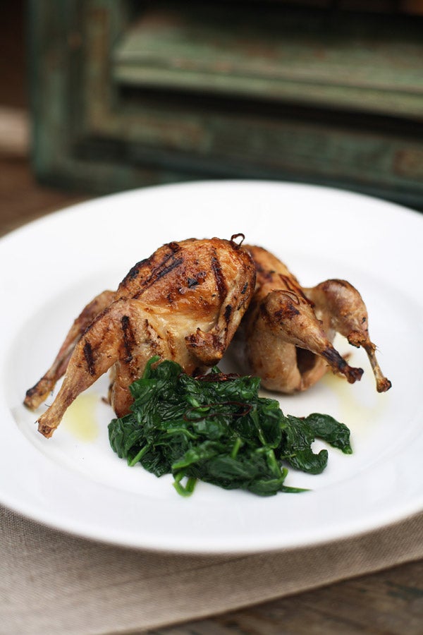 Quail is enhanced by rubs and spices that add to its natural flavour