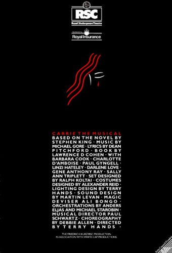 <p><b><em>Carrie, 1988</b></em><br> Michael Gore's musical version of Stephen King's teen horror story ran just five performances before it closed setting 'a new standard on Broadway for camp awfulness' according to <em>The New York Post</em> and losing $8m. </p>