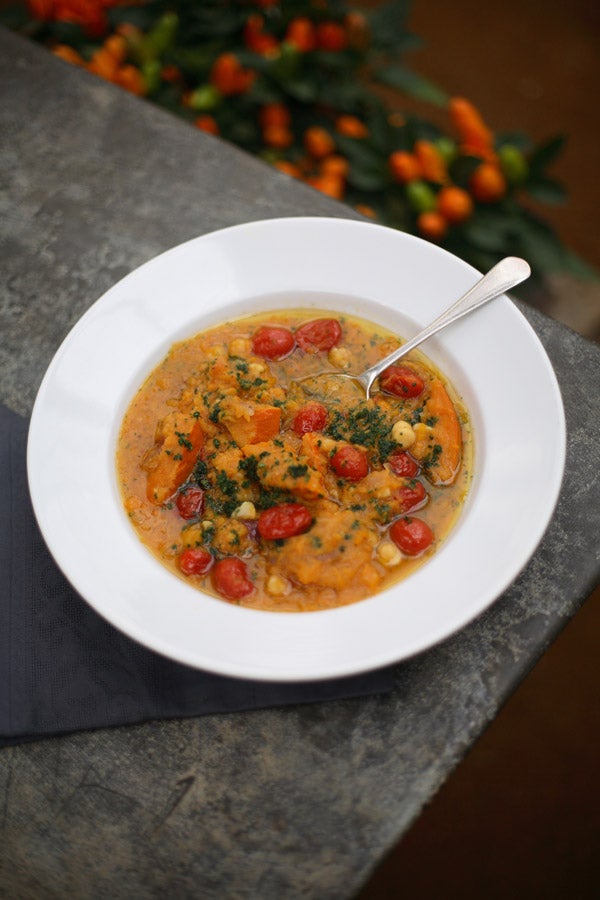 Drizzle with olive oil and sprinkle over the parsley and Parmesan to serve