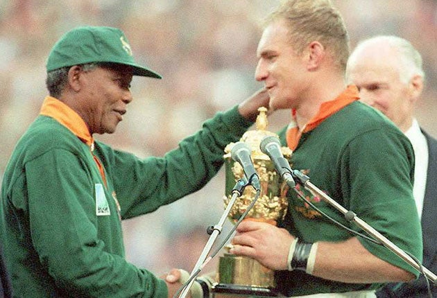 Kolisi echoed the sentiments of Nelson Mandela from 1995