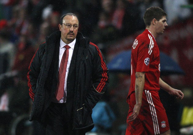 Gerrard blames 'stupid' Rafa Benitez