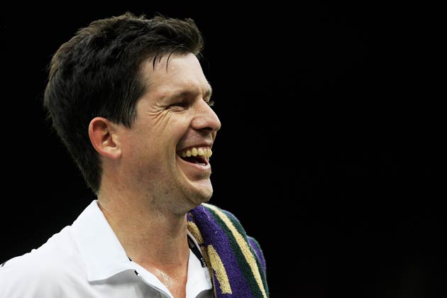 Tim Henman (above) would be the LTA's first choice to replace John Lloyd as Davis Cup captain