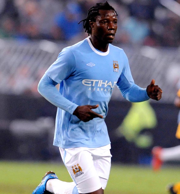 Benjani has had a frustrating time at City