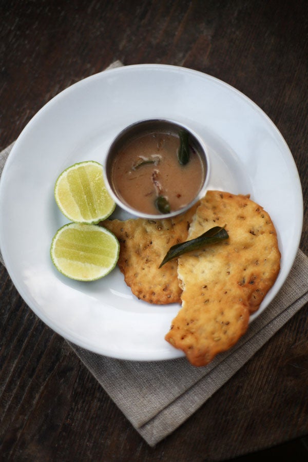 Spoon into a bowl and serve with warm bread