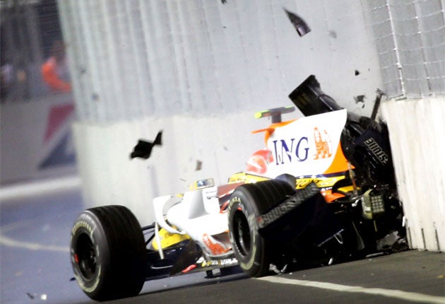 ‘Crashgate’ rocked the sport when it was uncovered that Nelson Piquet Jr deliberately crashed in Singapore in 2008