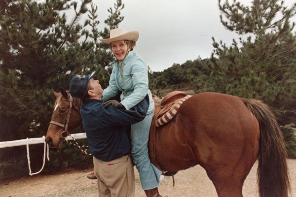 A devoted wife for 52 years, and a devoted widow thereafter, Mrs Reagan once said: “My life really began when I married my husband.”