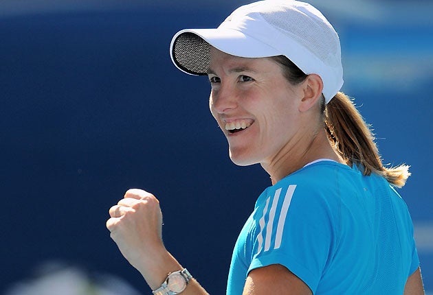 Henin made it all the way to the Australian Open final on her comeback