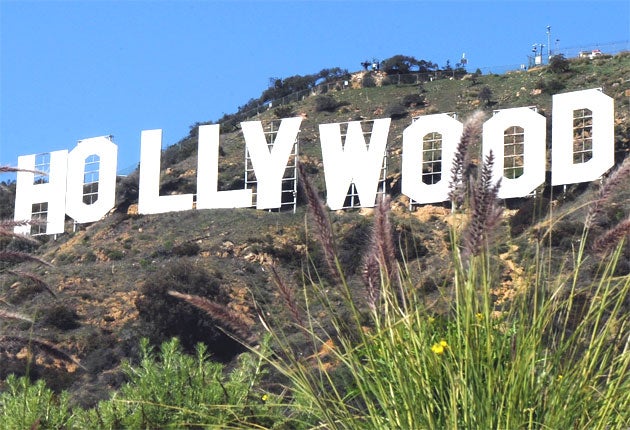 The Hollywood sign