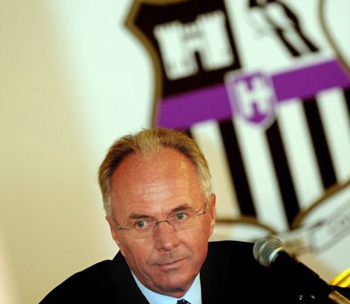 Eriksson recently parted ways with Notts County