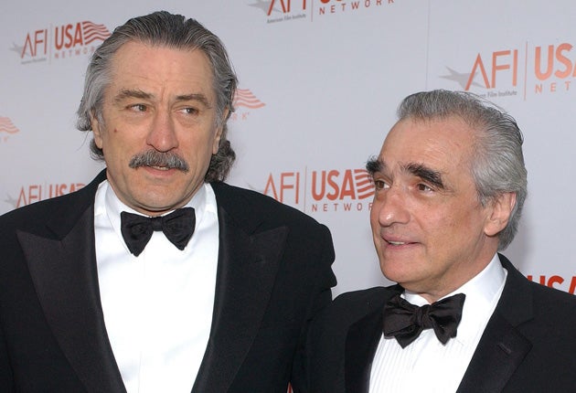 Robert De Niro and Martin Scorsese
