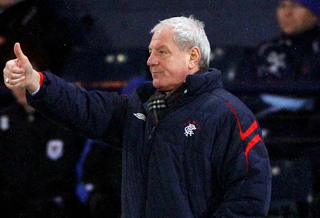 Rangers manager Walter Smith has led the club to five consecutive cup finals at Hampden