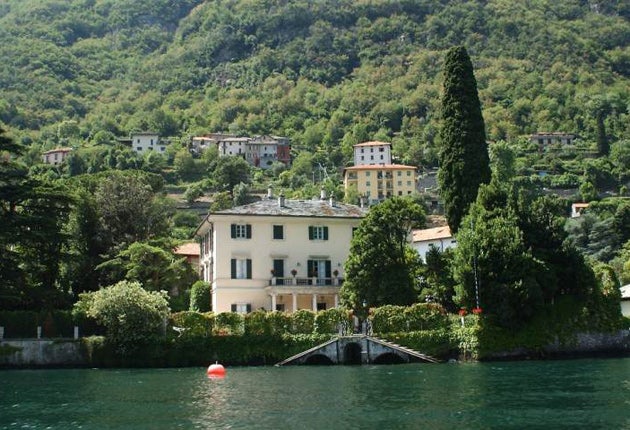 George Clooney's Lake Como property