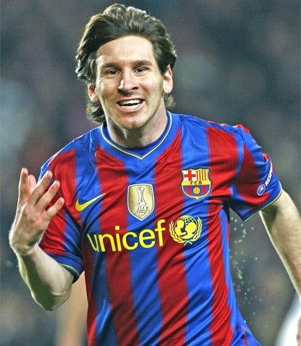 Messi is on fire for Barcelona