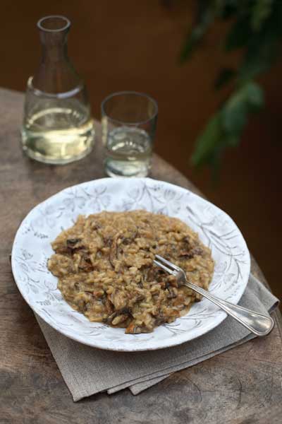 Porcini mushrooms work beautifully in risottos