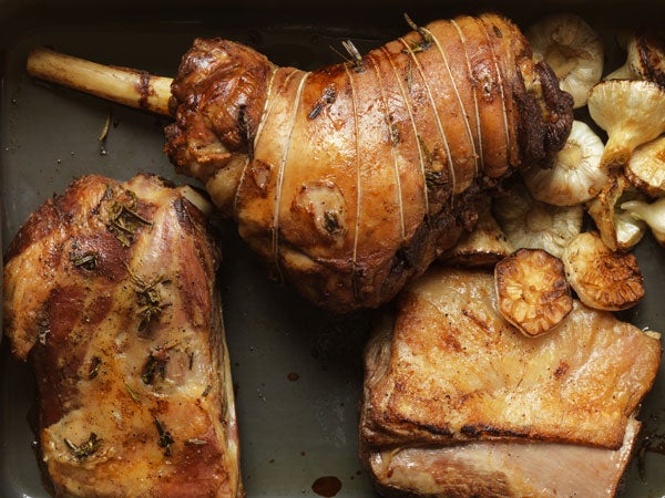 Serving three cuts of meat lets guests appreciate the flavours from different parts of the animal