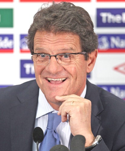 Capello has a contract with England until Euro 2012