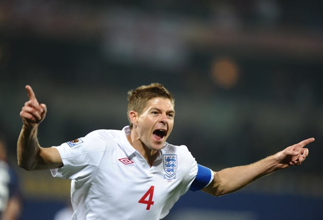 Gerrard is expected to start further forward