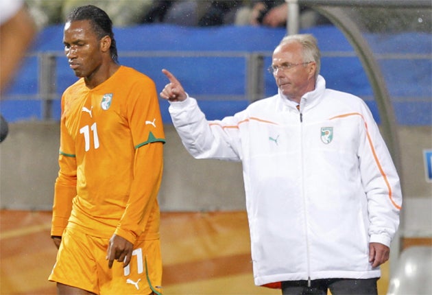 Sven Goran Eriksson is considering an offer to extend his contract as Ivory Coast manager