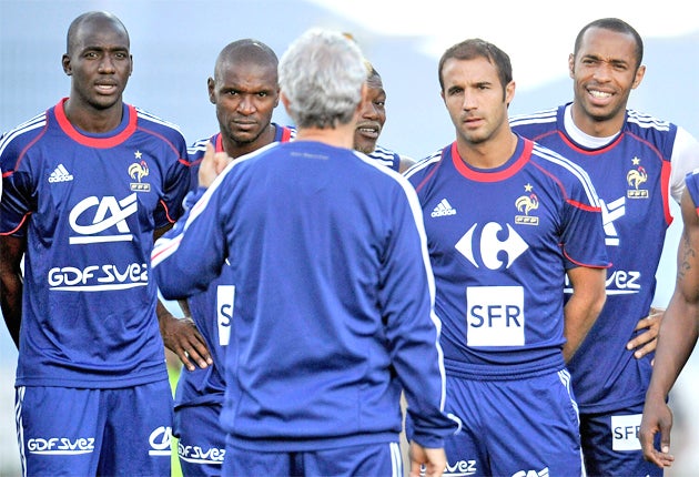 Domenech has lost complete control of his squad