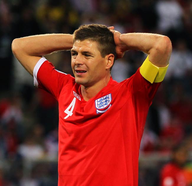 Gerrard captained England in Rio Ferdinand's absense