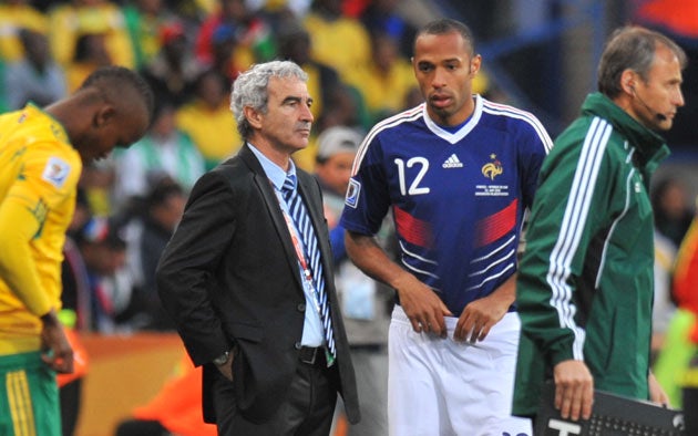 Domenech reserves praise for Thierry Henry