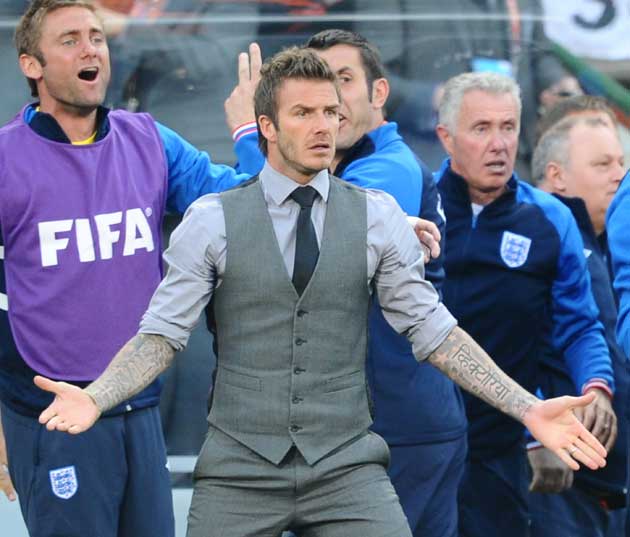 Beckham at the 2010 World Cup