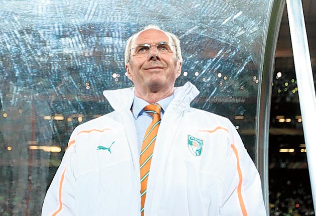 Eriksson took charge of the Ivory Coast national team