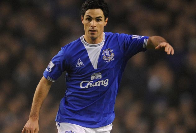 Arteta has joined Everton's injury list