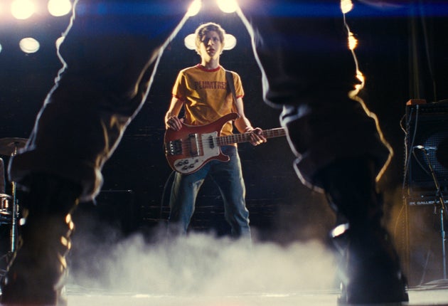 Junior hero: Scott Pilgrim (Michael Cera) faces one of his girlfriend's evil exes