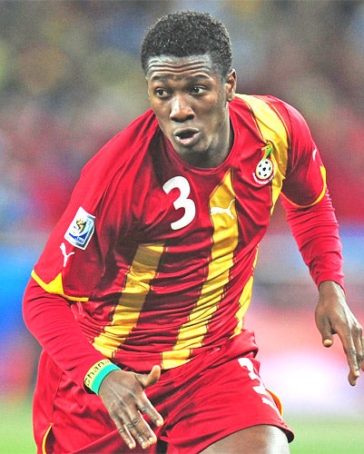 Gyan is expected to make his first start