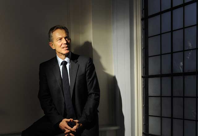 Alight in the darkness? Former Prime Minister Tony Blair