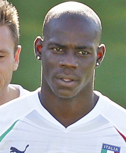 Balotelli joined City over the summer