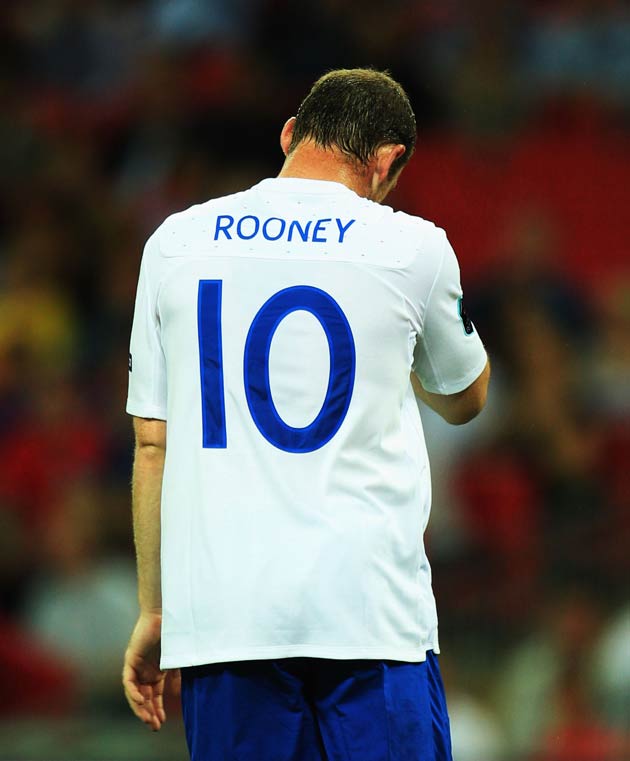 Rooney is suffering from an ankle injury