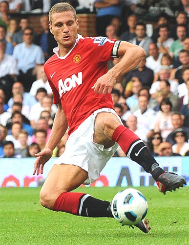 Vidic took over the captaincy from Ferdinand