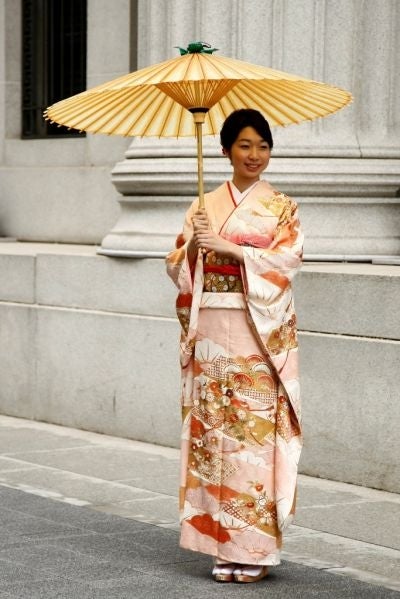 A traditional kimono. Courtesy of the organisers of Tokyo Kimono Week 2010