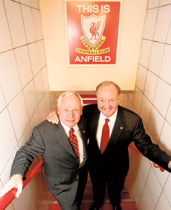 The situation at Anfield couldn't get any worse than it has been underGeorge Gillett (left) and Tom Hicks, but it could do if they stay there