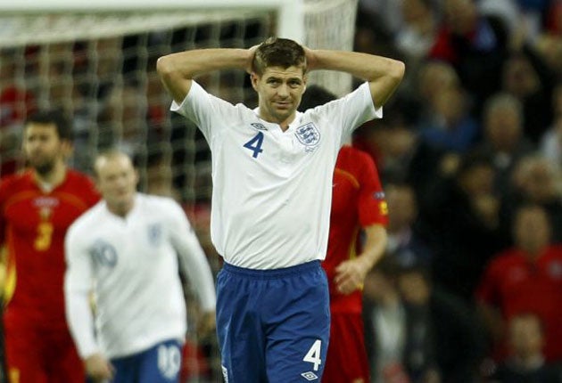 Gerrard captained England in Ferdinand's absense