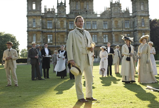 Hugh Bonneville as Robert Earl of Grantham in ITV's 'Downton Abbey'